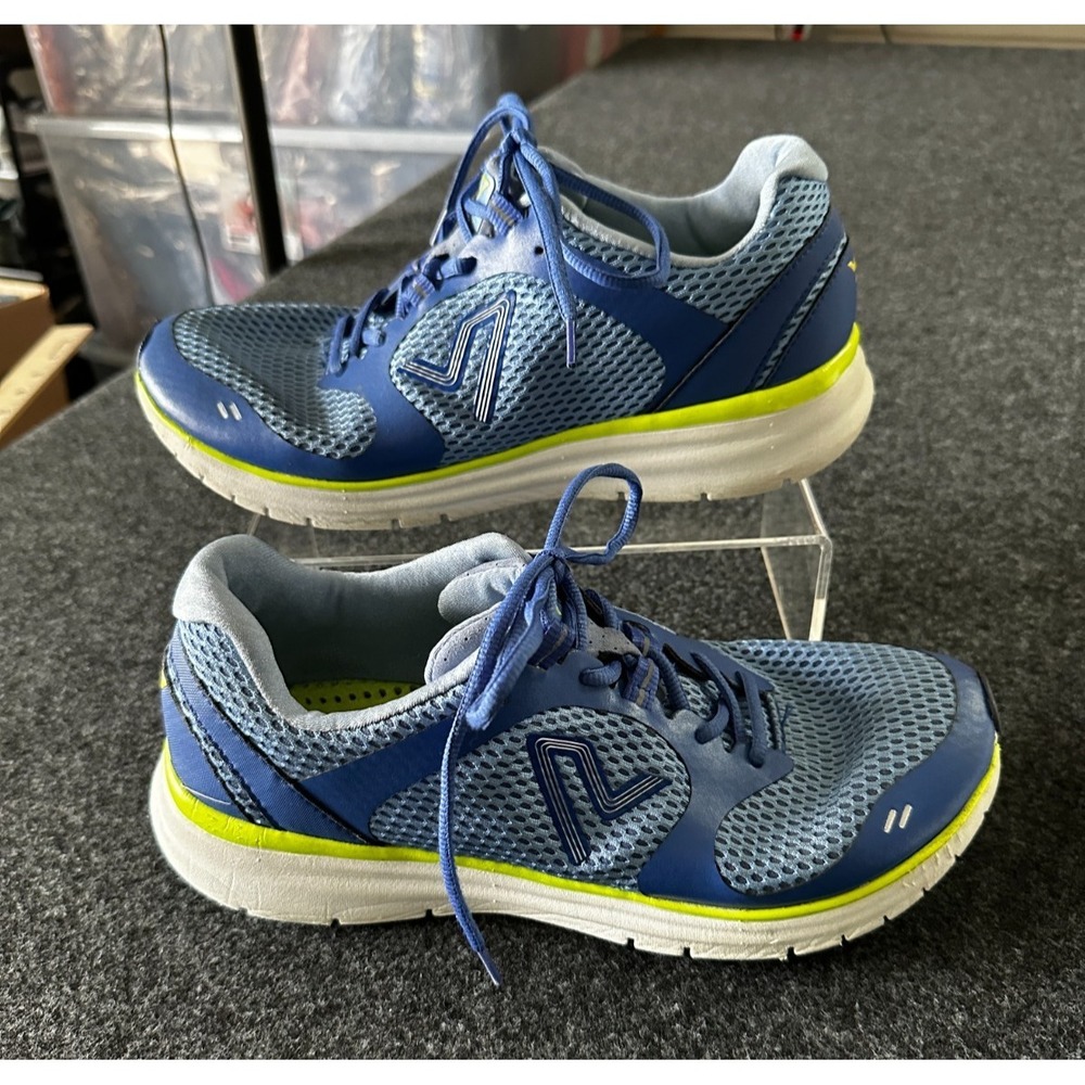 Vionic 335 Elation 1.0 Blue Yellow Athletic Sneakers Running Shoes Gym Women 9